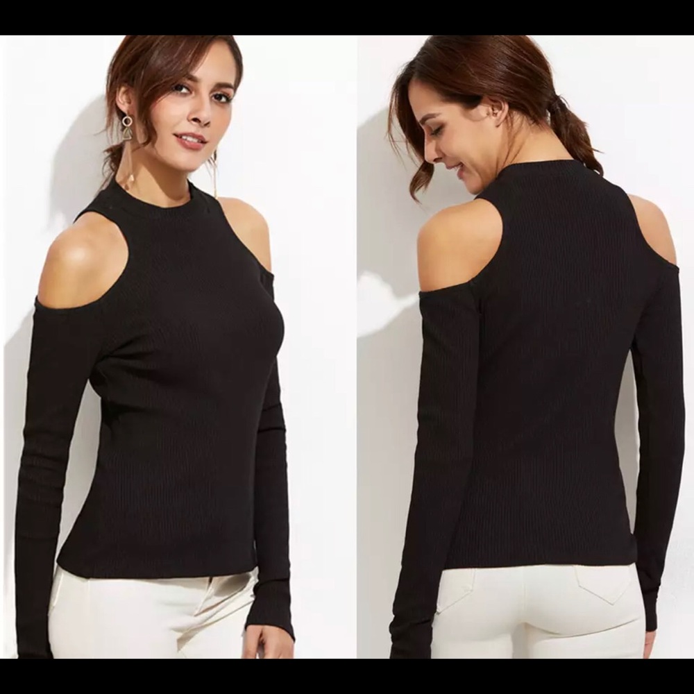 New sexy cold shoulder top